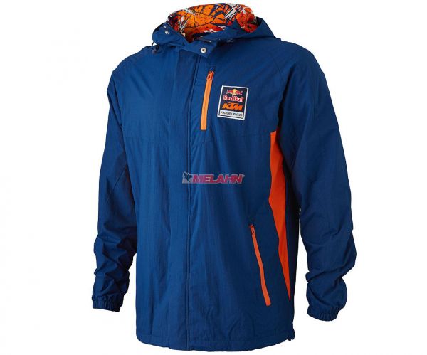 KTM RED BULL Jacke (Windbreaker): KTM Racing Team, navy/orange