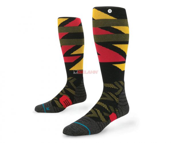STANCE Socke (Paar): Patton, schwarz/gelb(rot