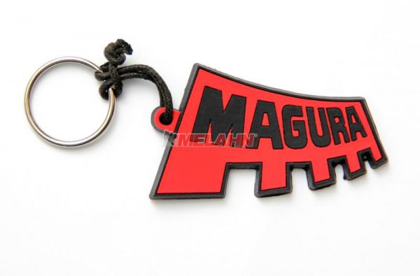 MAGURA Schlüsselanhänger: Logo, rot