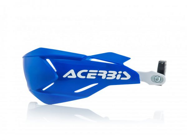 ACERBIS Handprotektor (Paar): X-Factory, blau/weiß