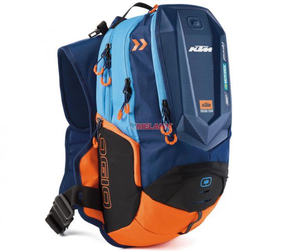 KTM Trinkrucksack: Team Dakar 3 Liter, blau/orange
