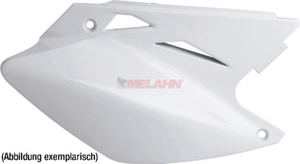 POLISPORT Seitenteile (Paar) YZ 125/250 02-14, weiß
