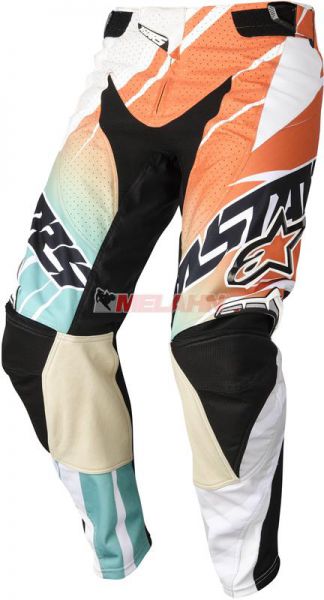 ALPINESTARS Hose: Techstar, orange/blau