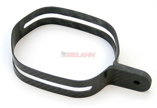 AKRAPOVIC Carbon-Auspuffschelle vorne, eckig (2-fach)