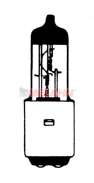 MT Halogen-Glühbirne BA20d 12V 35/35W