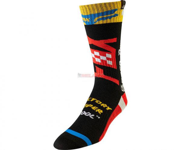 FOX Kids MX Sock Czar, schwarz/gelb