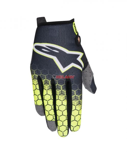 ALPINESTARS Handschuh: Radar Flight, grau/neongelb