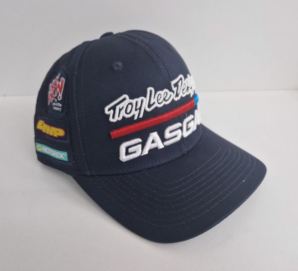 TROY LEE DESIGNS Snapback Cap: GasGas Team Curved, navy