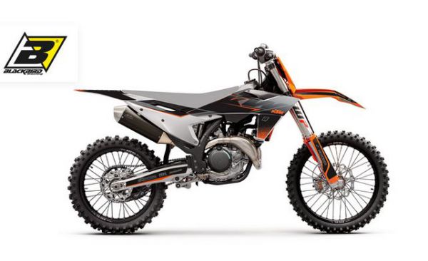 BLACKBIRD Dekor-Kit: Mat Black für KTM SX/SX-F 2023-2024 / EXC/EXC-F 2024-2025