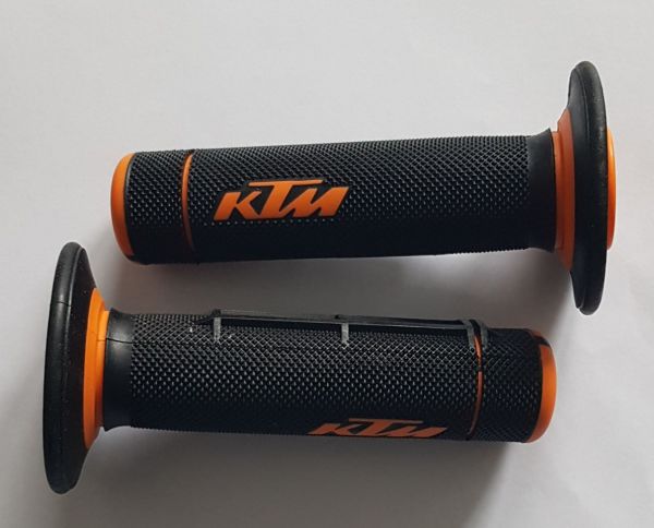 KTM Griff (Paar): 2 Komponenten, schwarz/orange