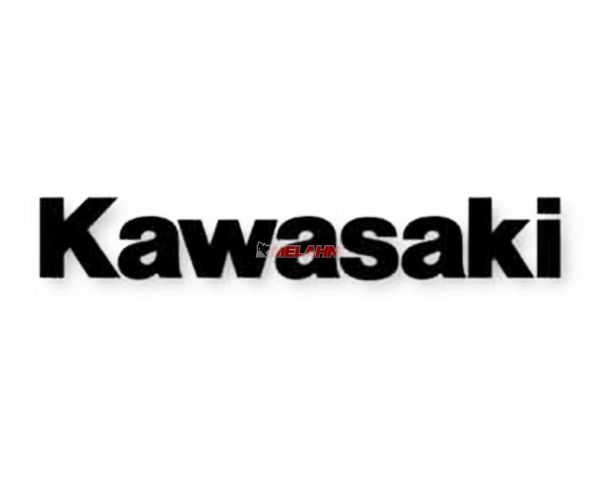 FX Aufkleber TDC: KAWASAKI 31x4,5cm, schwarz