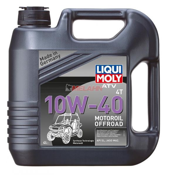 LIQUI MOLY Motoröl: ATV 4T 10W-40, 4l
