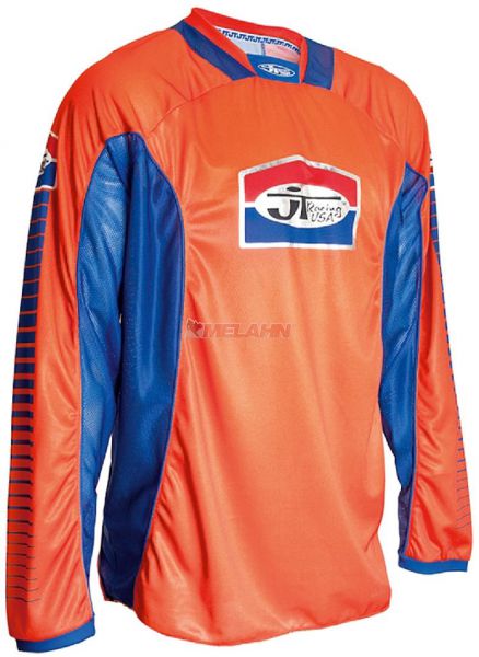 JT-RACING Hemd: Pro Tour, orange/blau