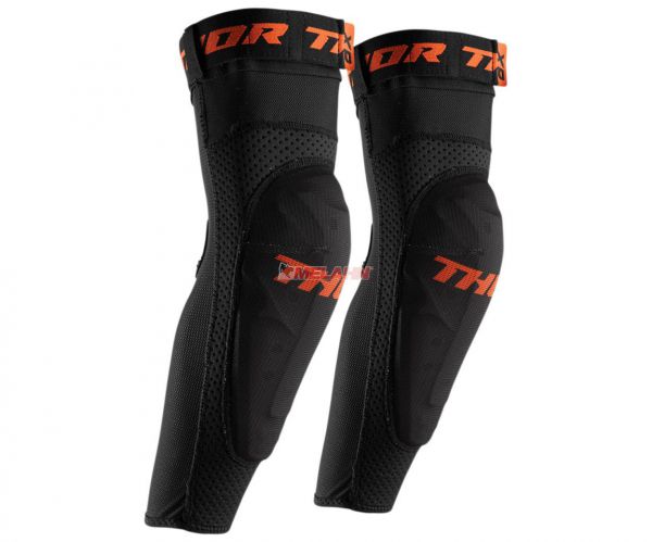 THOR Ellenbogenprotektor (Paar): Comp, schwarz/orange