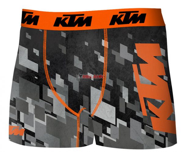 FREEGUN KTM Boxershorts: Freegun, grau/orange