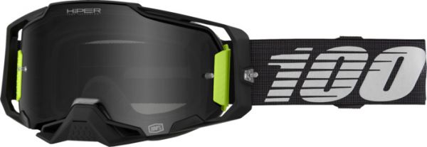 100% Brille: Armega Hiper Tetsumi, schwarz/weiß schwarz verspiegelt