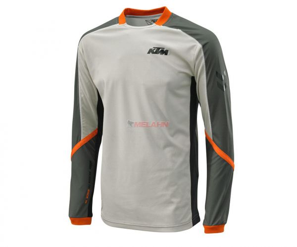 KTM Jersey: Defender, grau/orange