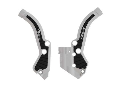 R-TECH Rahmenschützer (Paar): Grip für Husqvarna TC 50 2024-, weiß/schwarz