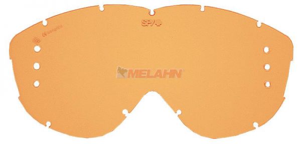 SPY E-Glas Alloy/Targa MX, orange antifog, für Abr.