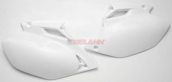UFO Seitenteile (Paar) für YAMAHA WR 250/450 F 2003-2006, weiß