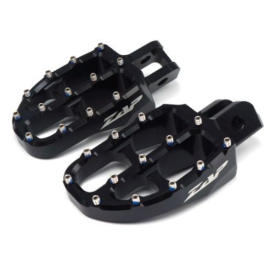 ZAP Competition Aluminium-Fußrasten (Paar) für Simson/Beta mit M8 Bolzen, schwarz