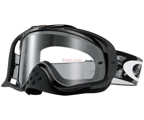 OAKLEY Brille: Crowbar, Enduro inkl. Doppelglas, schwarz