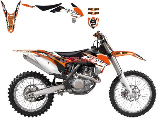 BLACKBIRD Dekor-Kit: Dream 3 für KTM SX 2013-2015 / EXC 2014-2016