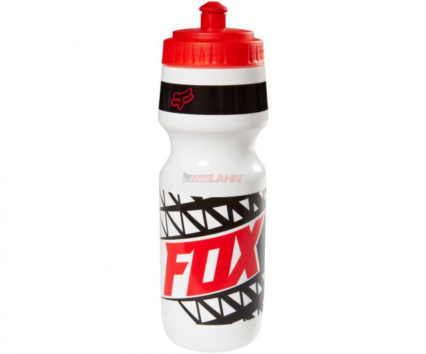 FOX Trinkflasche 0,6l (Plastik): Given, weiß/rot