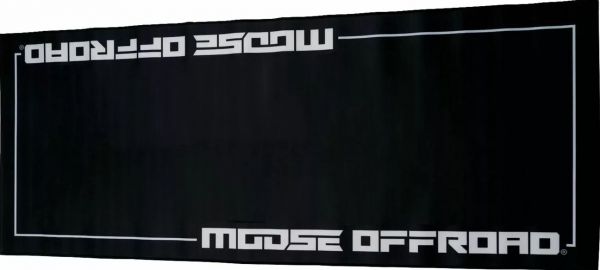 MOOSE Werkstatt- und Fahrerlagermatte: Pit Mat 200x80cm, schwarz