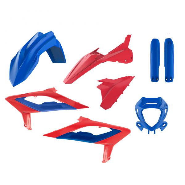 POLISPORT Plastik-Kit für BETA RR 125-480 2023-2024, blau/rot
