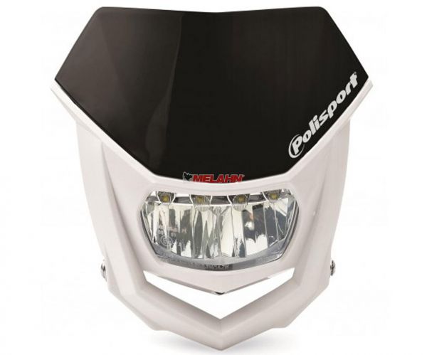 POLISPORT Lampenmaske: Halo LED, weiß/schwarz