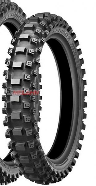 DUNLOP Reifen: Geomax MX33, 90/100-14 49M