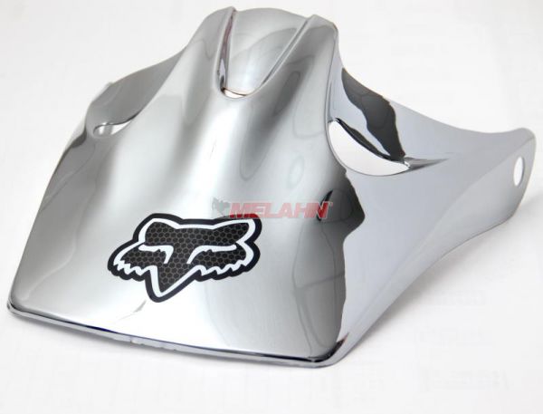 FOX Helmschirm: Visor Flite 2000, chrome