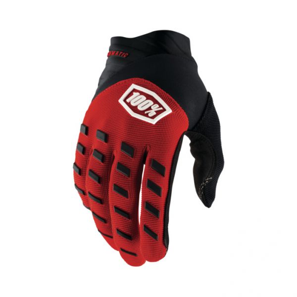 100% Handschuh: Airmatic , rot/schwarz