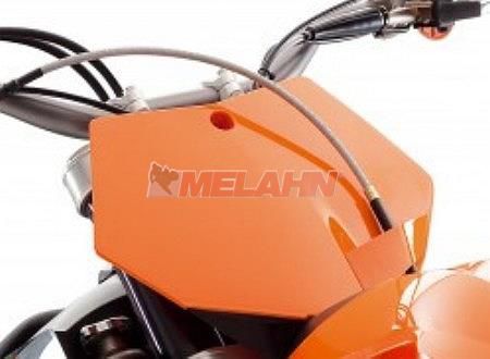 KTM Starttafel SX 07-12 / EXC 12-13 / SMR 08-12, vorne, weiß