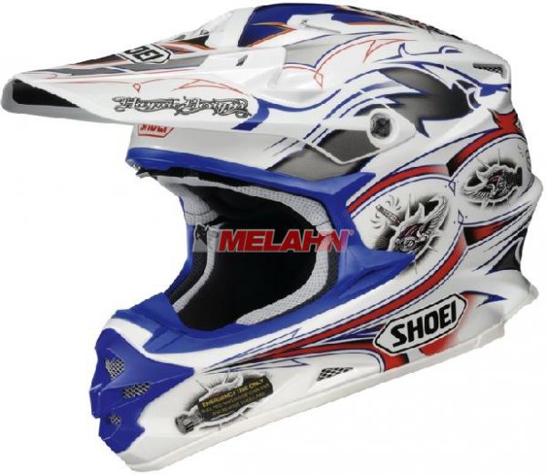 SHOEI Helm: VFX-W Windham 2, weiß/blau, Gr.XS