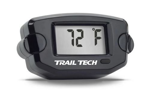 TRAIL TECH Betriebsstundenzähler/ Temperaturmesser TTO (5x2,5cm), schwarz