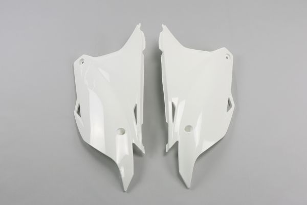 UFO Seitenteile (Paar) für KAWASAKI KX 85/100 2014-, weiß