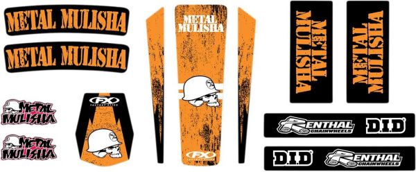 FACTORY EFFEX Trim Kit Metal Mulisha KTM universal, orange