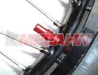ZAP Aluminium-Reifenhalter-Mutter, 1 Stück, rot