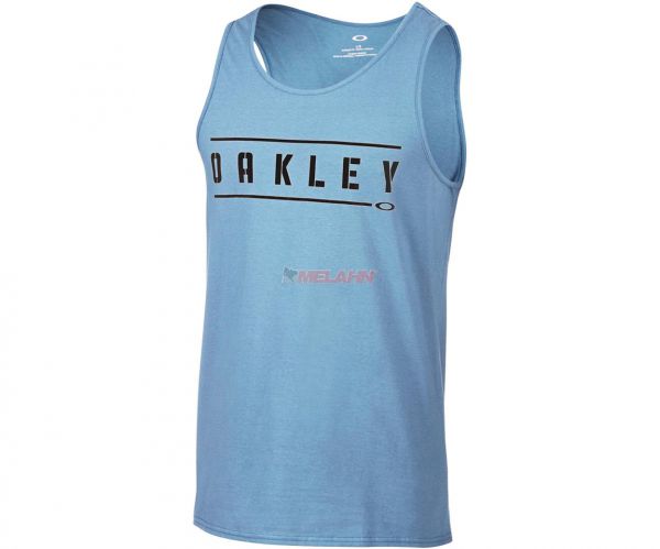 OAKLEY Tank-Top: Double Stack, hellblau