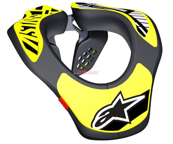 ALPINESTARS Kids Neckbrace: Youth Neck Protection, Kunststoff, schwarz/gelb