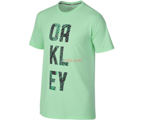 OAKLEY T-Shirt: O-Train Palm Fill, hellgrün