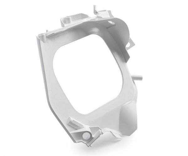 KTM Luftfilterkasten Vorderteil SX 19- / EXC 20-, weiß 2011