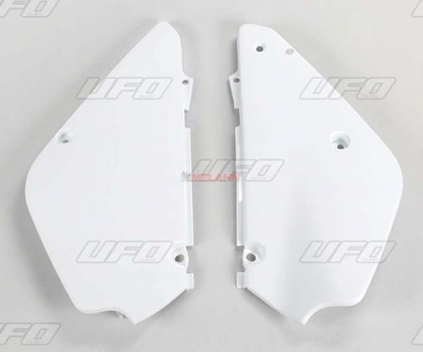 UFO Seitenteile (Paar) für SUZUKI RM 85 2000-2017, weiß