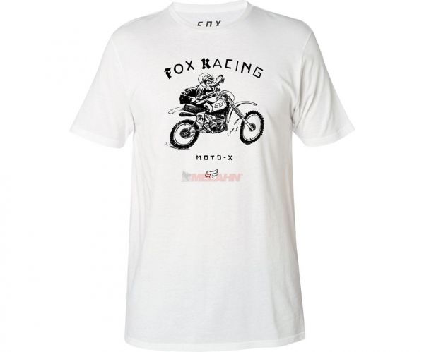 FOX Premium T-Shirt: Brigade, weiß