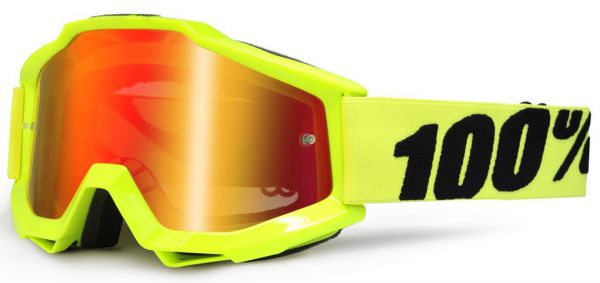 100% Kids Brille: Accuri Fluo yellow, neon-gelb