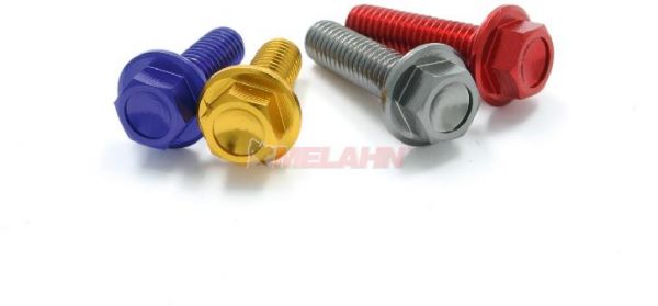 DRC Schrauben M6 x 25 (VE4 = Stück), blau