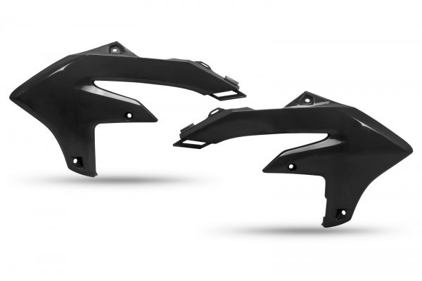 UFO Spoiler (Paar) Kühlerverkleidung für YAMAHA YZF 250 2024- / 450 2023-, schwarz