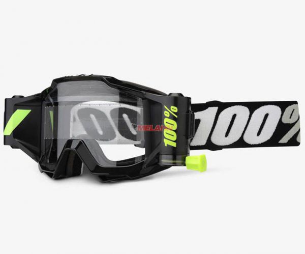 100% Youth Brille: Accuri Forecast (Roll Offs) Black Tornado, schwarz
